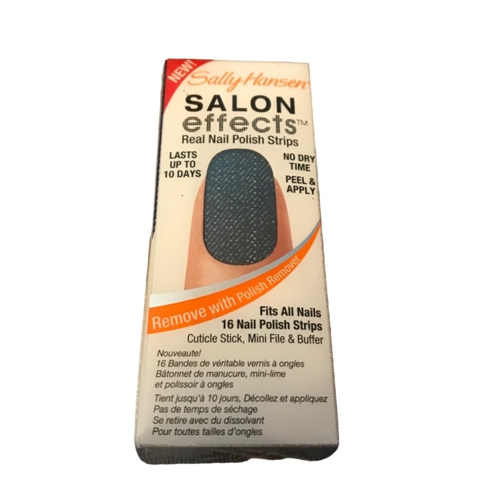 Sally Hansen Nail Polish Strips 230 Skinny Jeans Salon Effects 16 Pieces